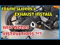 2020 ZX-6R Graves Slip-on & Shogun Frame Slider Installation!