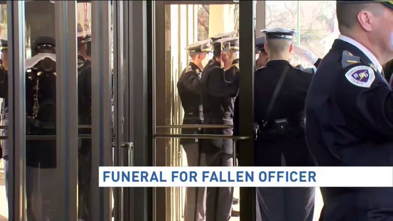 Prince George's County Police Officer Brennan Rabain laid to rest at funeral