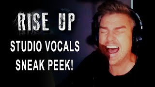 Clear Blue Fire - RISE UP Studio Vocals - Sneak Peek!