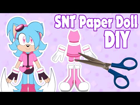 I turned my Sonic OC into a Paper Doll - and you can, too!
