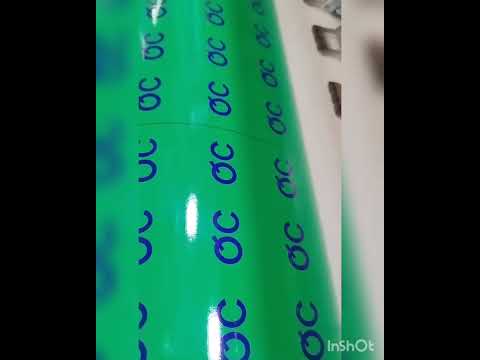 چاپ لیبل ترنسپرنت به همراه برش دستگاه