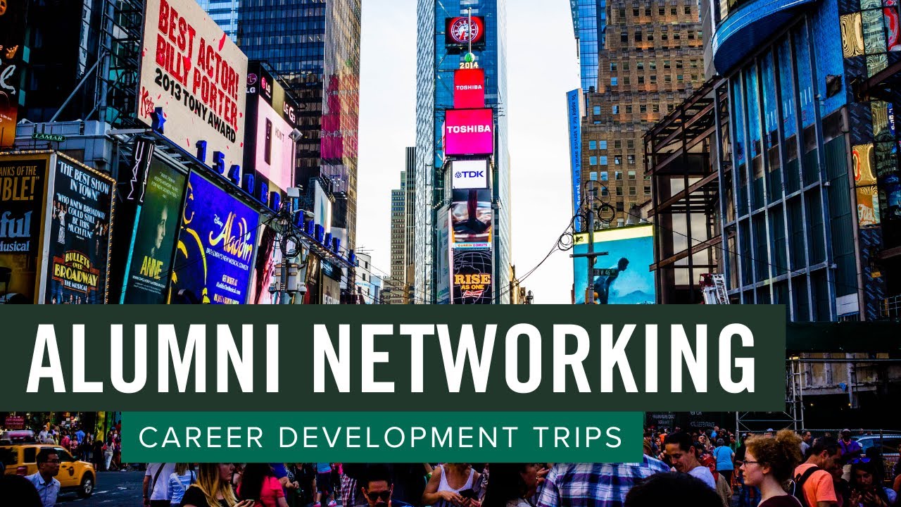 Alumni Networking and Industry Tours Skidmore College Career