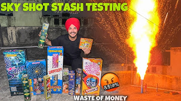 Diwali Sky Shots Stash Testing 2024 🤬 Sonny Skyshot , Cock , Worth 7000/-