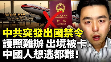中共突發出國禁令！護照難辦 出境被卡！中國人想逃都難！　#看大陸