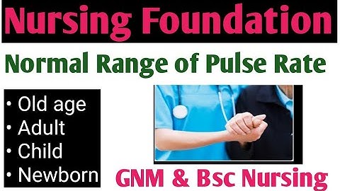 What is a good pulse rate by age