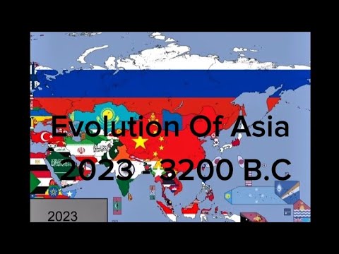 Evolution of asia (2023 - 3200 B.C)