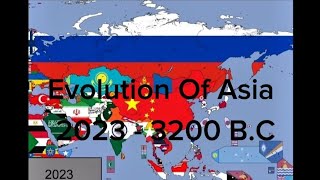 Evolution of asia (2023 - 3200 B.C)