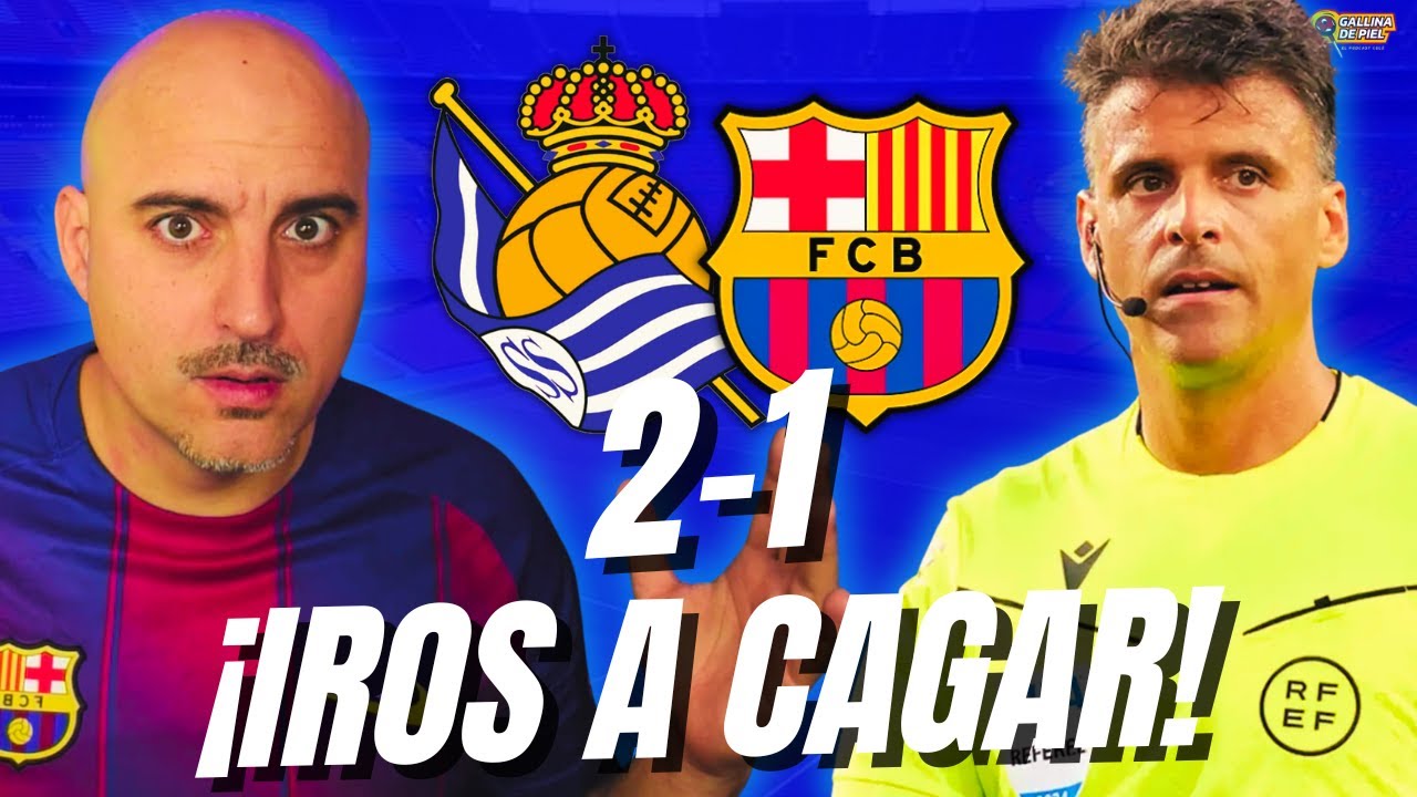 ¡ATRACO HISTÓRICO! 🚨 Gil Manzano LE ROBA el partido al BARÇA (2-1) | ¡Vergüenza!