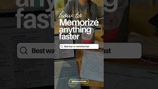how i memorize anything faster 👩🏼‍💻