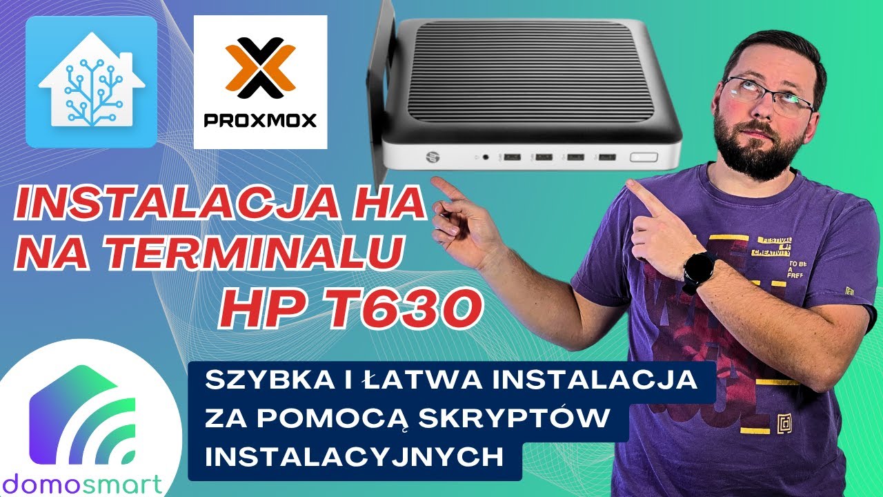 Instalacja Home Assistant w 2025 roku na terminalu HPT630 #homeassistant  #proxmox