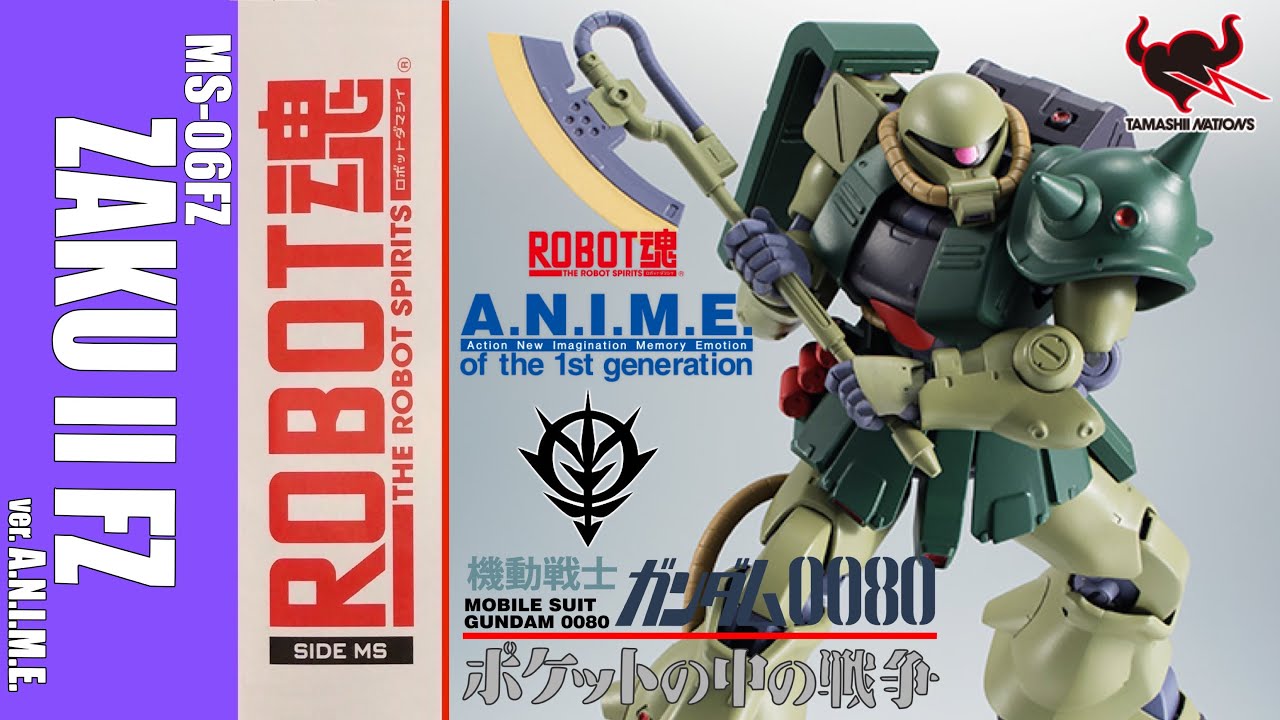 開封 & ブンドド】【ROBOT魂】ザクII改 ＜ZAKU Ⅱ FZ＞ ver