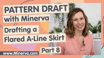 How to Pattern Draft | Skirts | Drafting a Flared A-Line Skirt | Ep.8