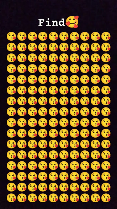 find the odd emoji#findtheemojichallenge #emojichallenge