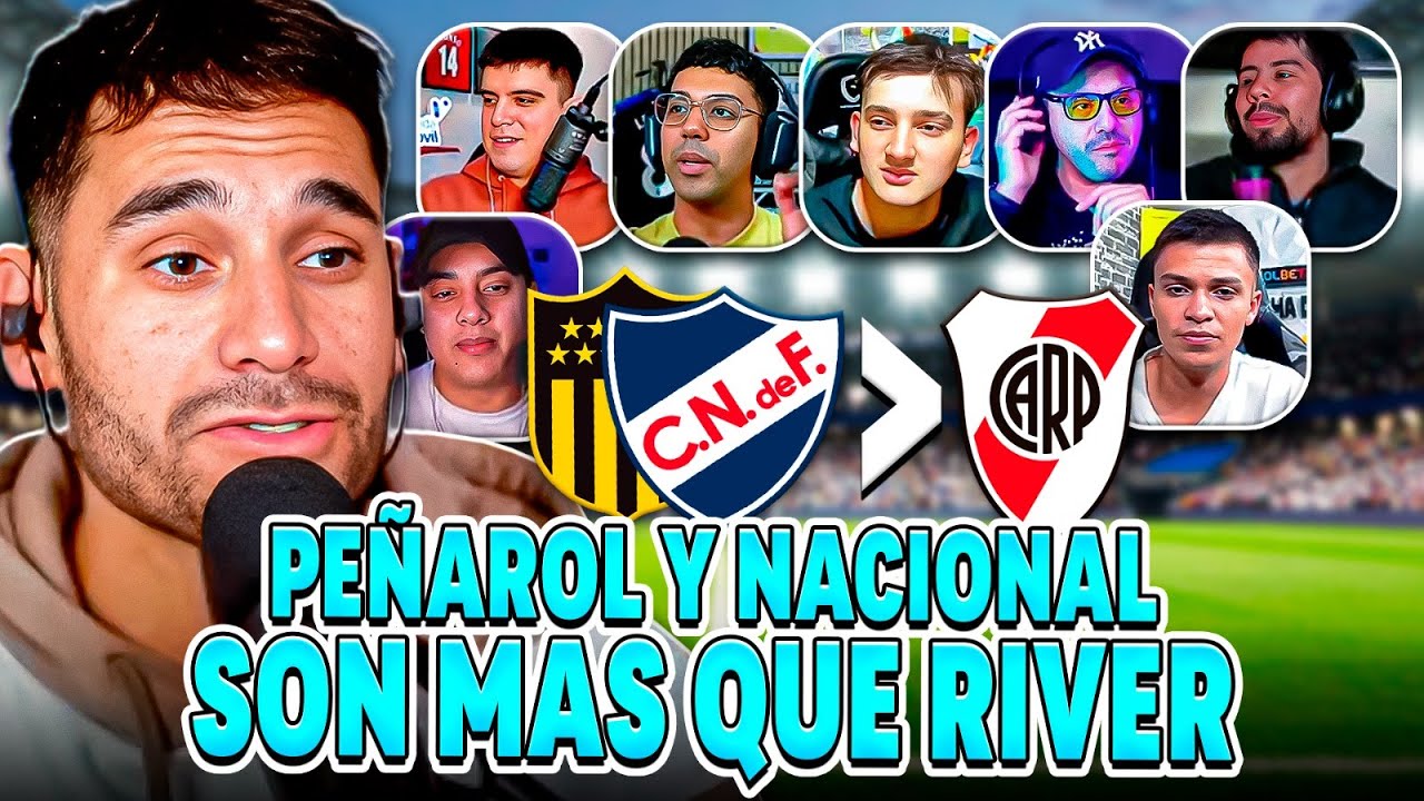 River no es mas grande que Nacional y Peñarol