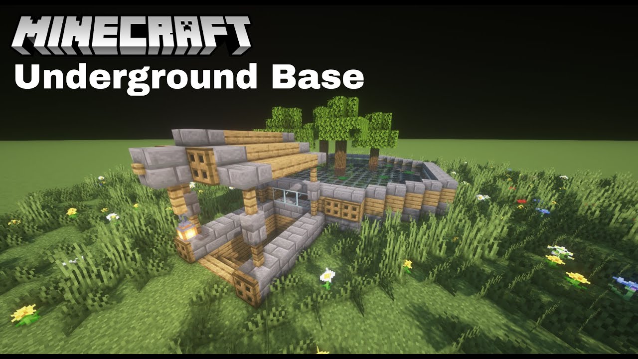 Minecraft: How To Build an Underground Base - YouTube