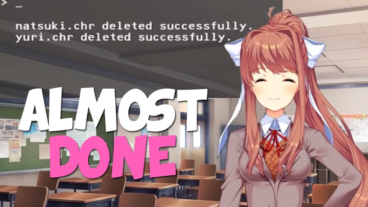 Lets Players Reaction To Monika Deleting Yuri And Natsuki Doki Doki