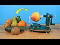 Nuevo cortador de manzanas  experimento con frutas y vegetales