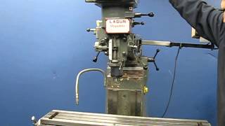 LAGUN 9 x 48 VARIABLE SPEED VERTICAL MILLING MACHINE - #FTV-2