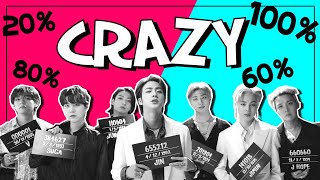 How CRAZY are YOU based on your favorite BTS Song ? ( BTS QUIZ SONG for ARMY 2021 )