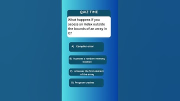 C Programming Quiz.Detailed explanation in comments👉 #arrays#coding#programming#cprogramming#shorts