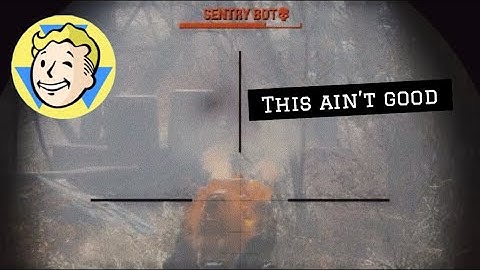 My First Experience With Sentry Bot From Fallout 4