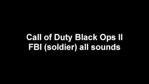 Call Of Duty: Black Ops II - Battlechatter FBI Multiplayer Voiceovers