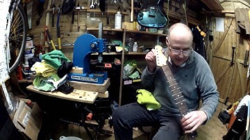 Korean Squier Strat refret and set up part 2