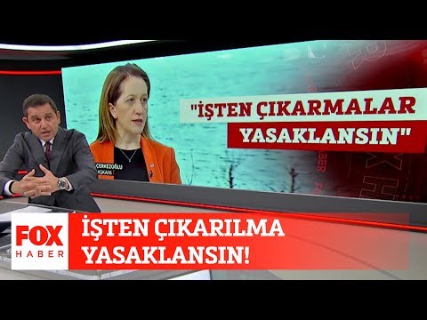 İşten çıkarılma yasaklansın!  23 Mart 2020 Fatih Portakal ile FOX Ana Haber