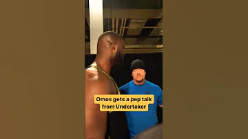 Undertaker Talk With Omos In Backstage WrestleMania 39 