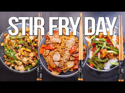 Thai peanut beef noodles, from the video