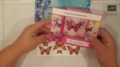 Butterfly Gala Floating Bridge Card