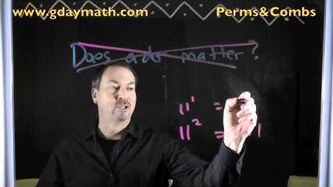 Permutations and Combinations Overview