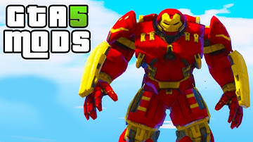 GTA 5 PC MODS - Ironman Mini Hulkbuster Armor (IronmanV Script MOD)
