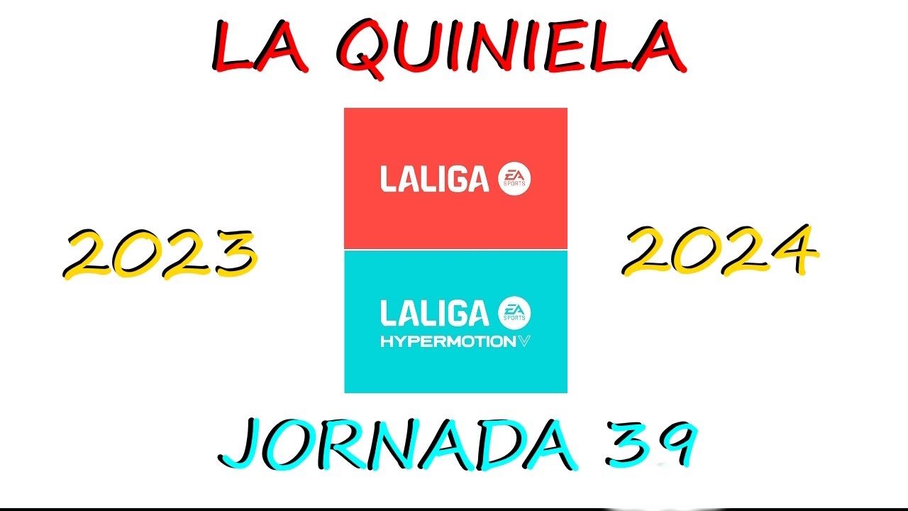 Quiniela jornada 39 2023