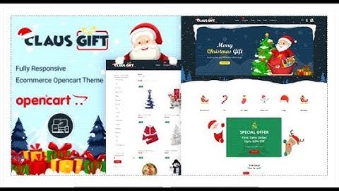 ClausGift - Opencart 3 Multi-Purpose Responsive Theme | Themeforest Templates
