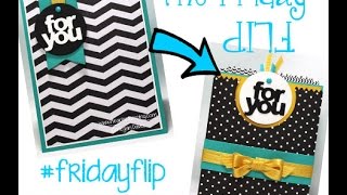 Friday Flip Using Mini Treat Bag Thinlits To Make A Pocket Card