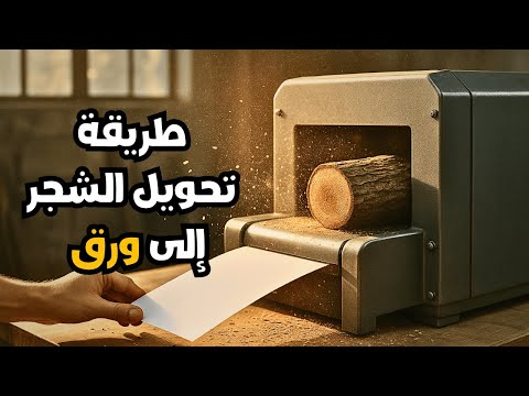 كيف تتحول الأشجار إلى ورق نكتب عليه السر داخل المصانع صناعة الورق