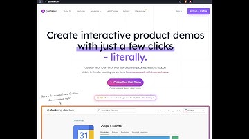 Interactive guide/product demo(guidejar.com)