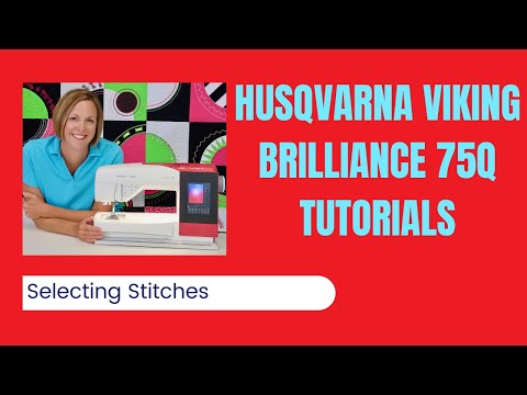 プラン・ド・パリ　ジュリアン　ウォッシングタブ　使い方、いろいろですから Husqvarna Viking Brilliance 75Q Sewing Machine Tutorials - YouTube