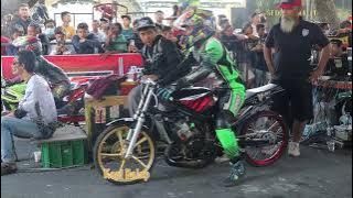 Ninja 2 tak tercepat Drag bike bupati cup ponorogo