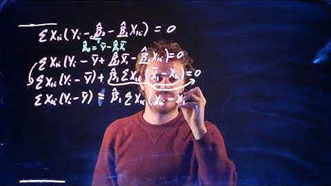 Simple Regression Deriving Estimators Part 2