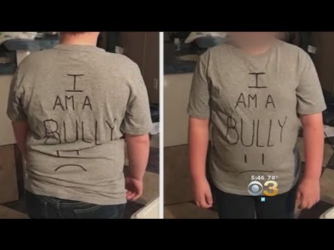 Mom Makes Son Wear 'Bully' T-Shirt