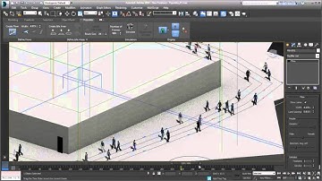 3ds Max 2014 Populate Crowd Animation