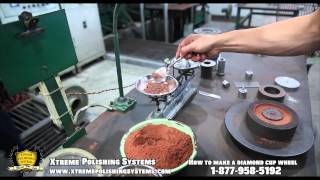 HOW IT'S MADE: Diamond Grinding Cup Wheel | Xtreme Polishing Systems