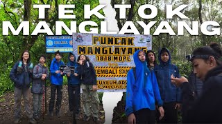 PERTAMA KALI TEKTOK IN GUNUNG !! || TEKTOK GUNUNG MANGLAYANG JAWA BARAT