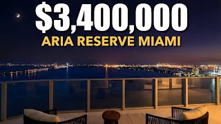 Inside a $3,400,000 Miami Luxury Condo with Insane Views! (Aria Reserve Tour)