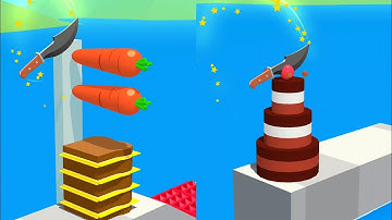 Slice It All 🗡️🍎🍭 - Very Satisfying & Relaxing ASMR Slicing Game | Android iOS Gameplay