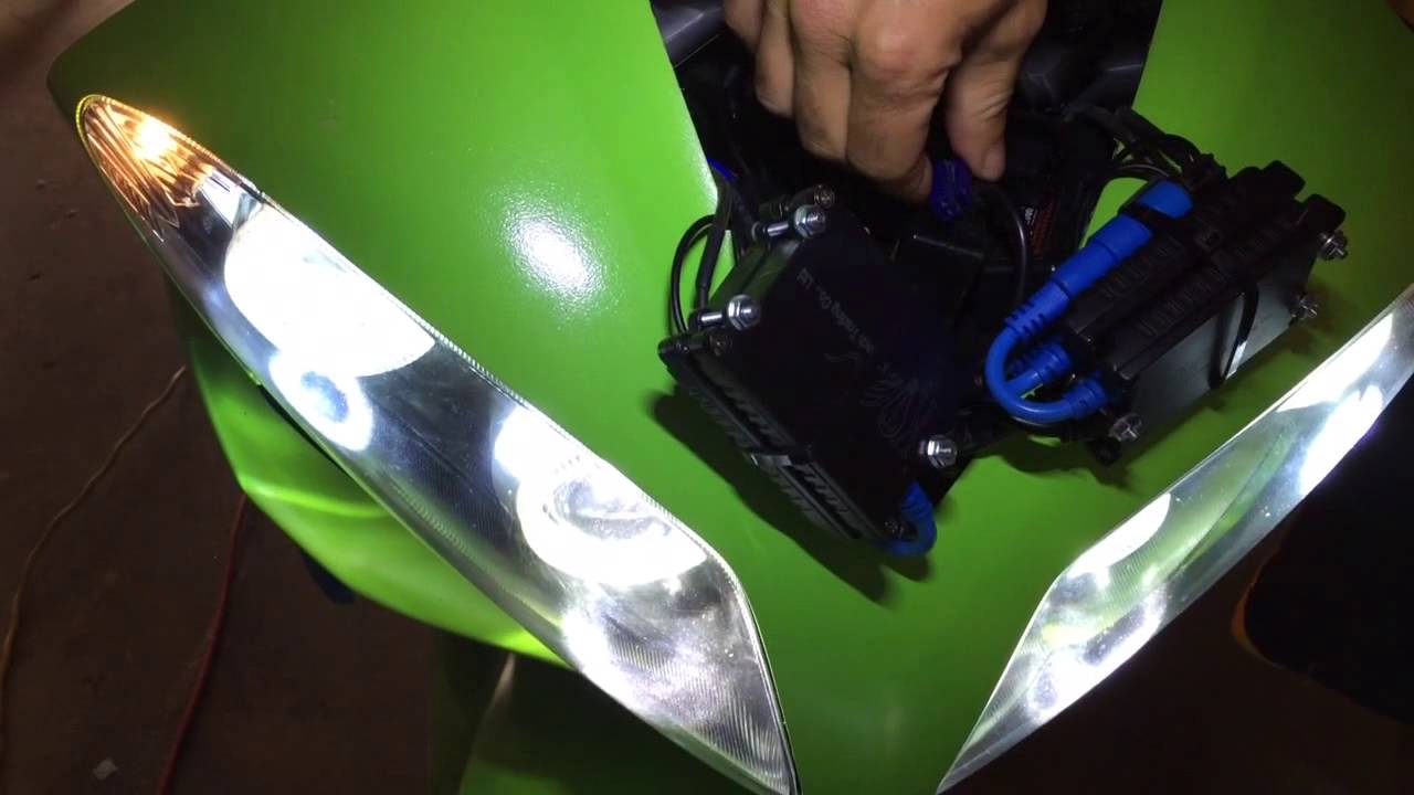 2007 r1 TKmotorsports hid lights #2? - YouTube
