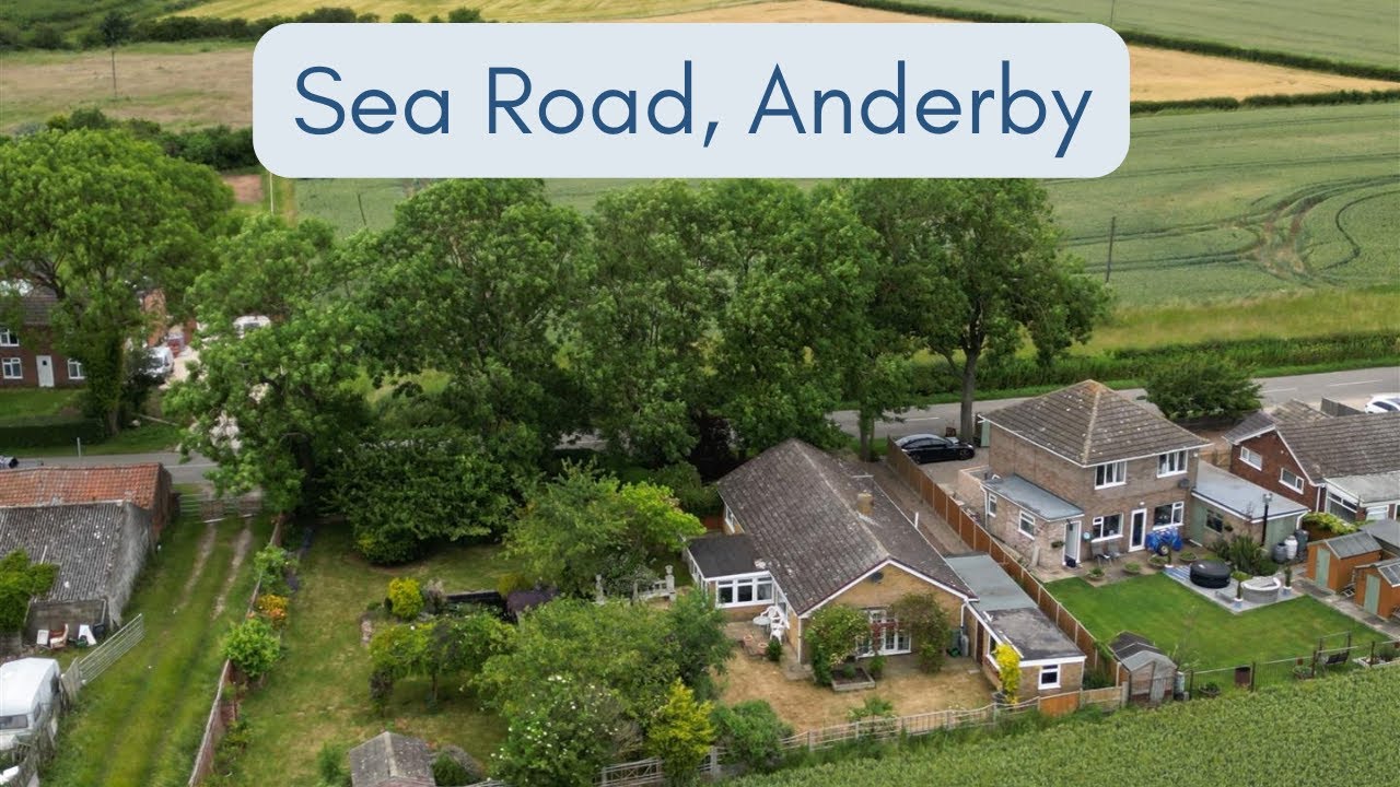 Sea Road, Anderby Drone Video YouTube
