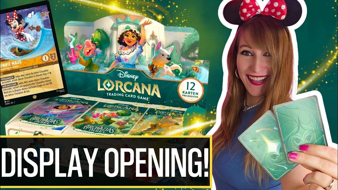 DISNEY LORCANA SET 7! Wir öffnen ein Display Archazias Insel!